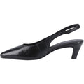 Hush Puppies Nahla Chaussures À Talons Noires Pointues Pour Femmes En Cuir