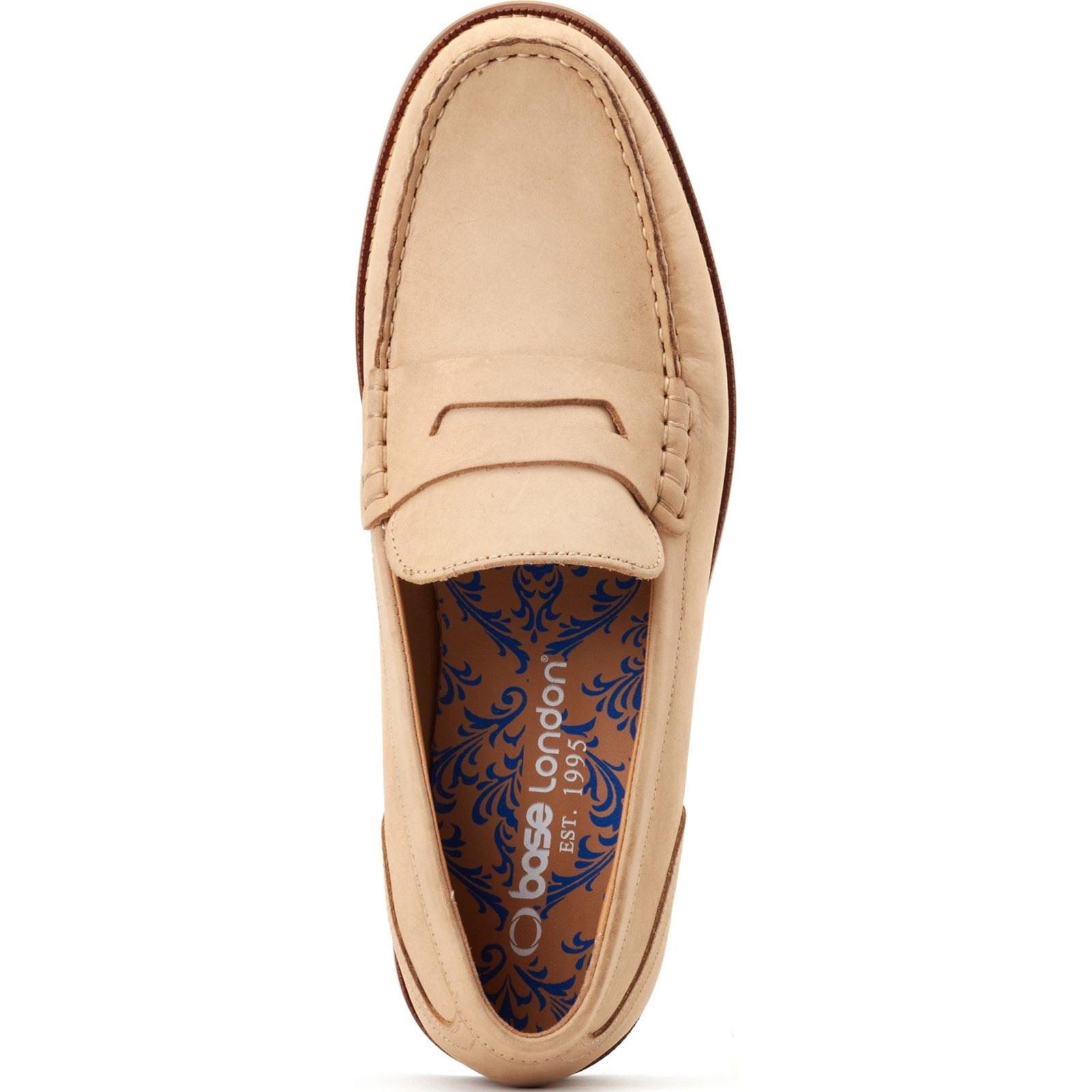 Base London Garfield Mocassins En Cuir Pour Hommes