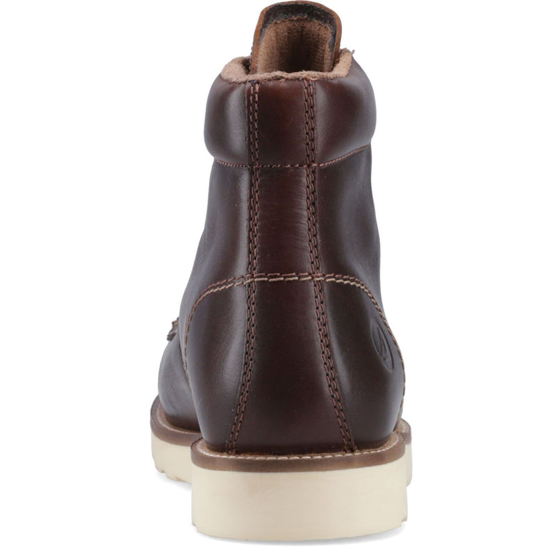 Sperry Boston Bottines En Cuir Pour Hommes Chocolat