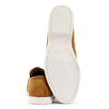 Ben Sherman Amarillo Chaussures Loafers Pour Hommes En Daim Marron