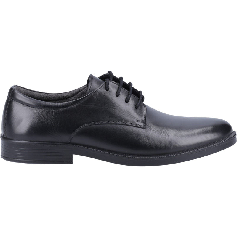 Hush Puppies Neal Chaussures En Cuir Noir À Lacets Pour Hommes