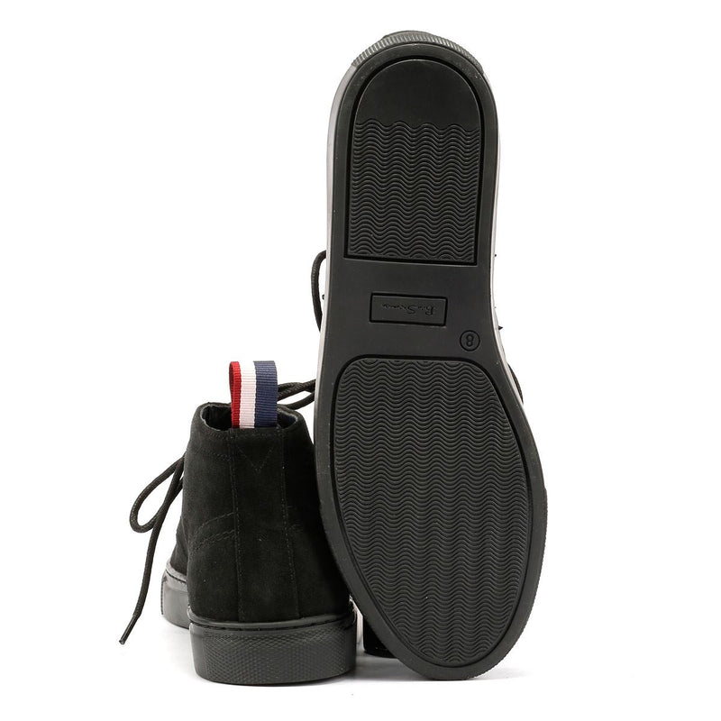 Ben Sherman Parka Bottes Noires En Daim Pour Hommes