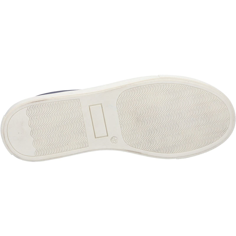 Hush Puppies Colton Baskets En Cuir Pour Homme, Bleu Marine.