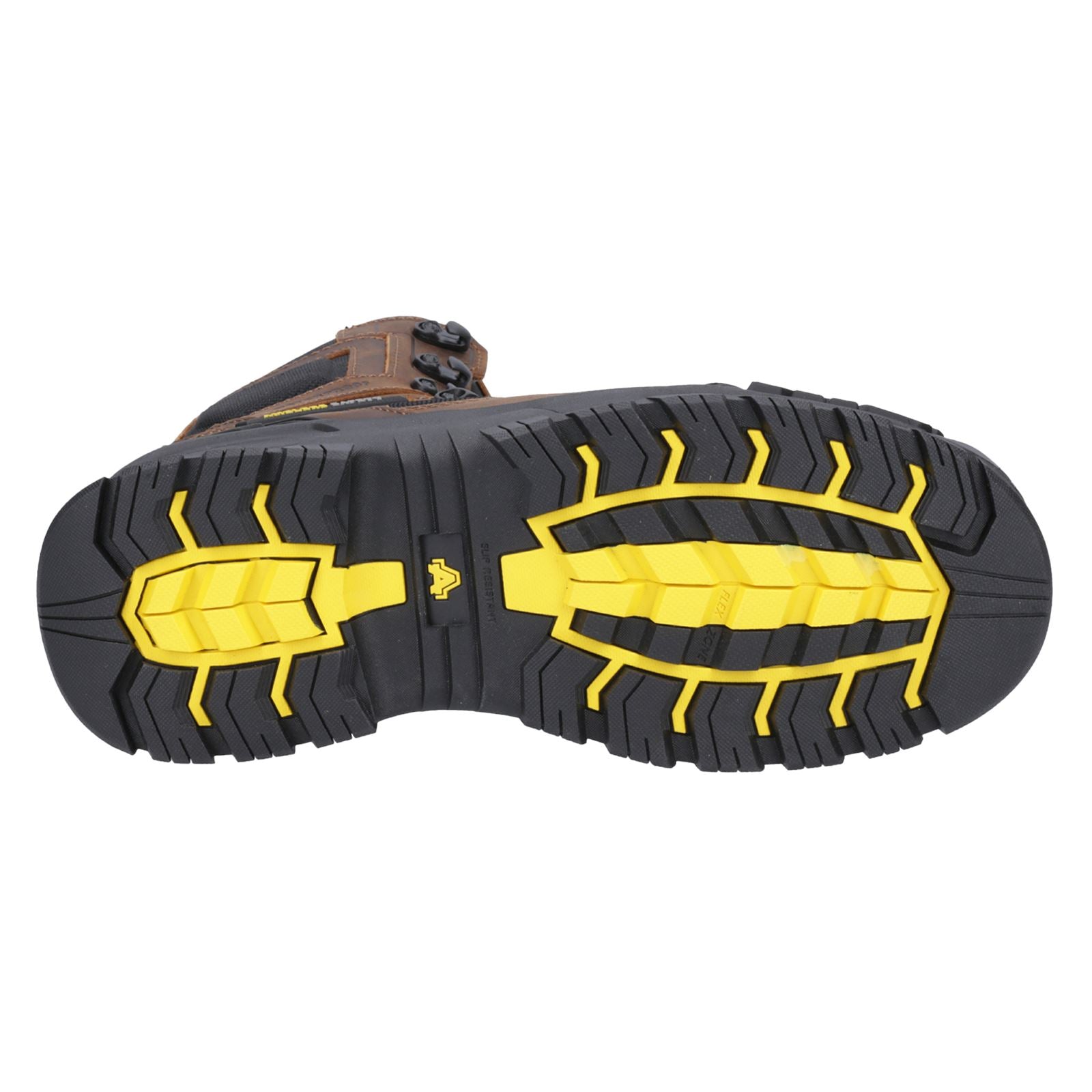 Amblers Safety Bottines De Sécurité En Cuir Brun Detonate