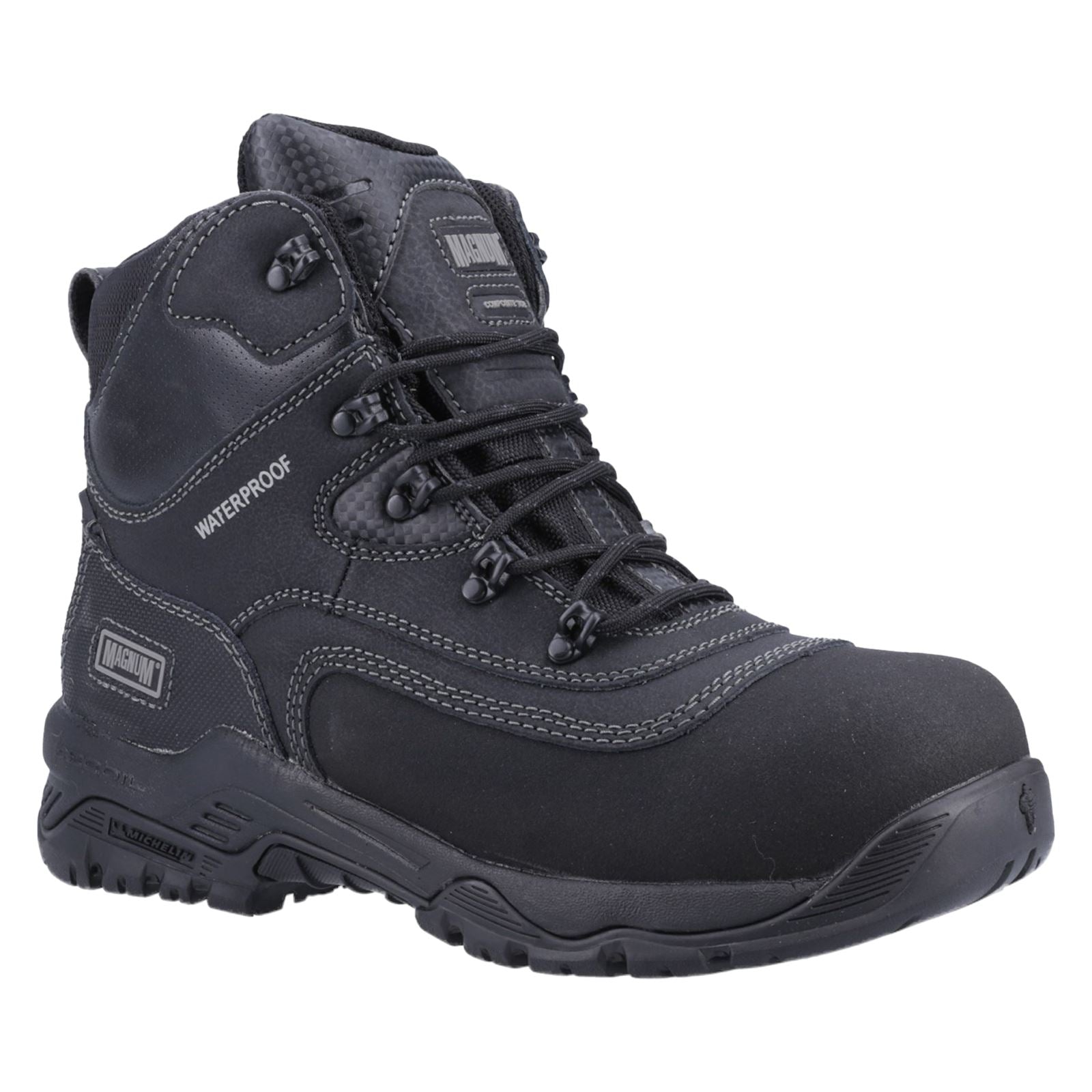 Magnum Bottes De Sécurité Synthétiques Noires Broadside 6.0 Wp