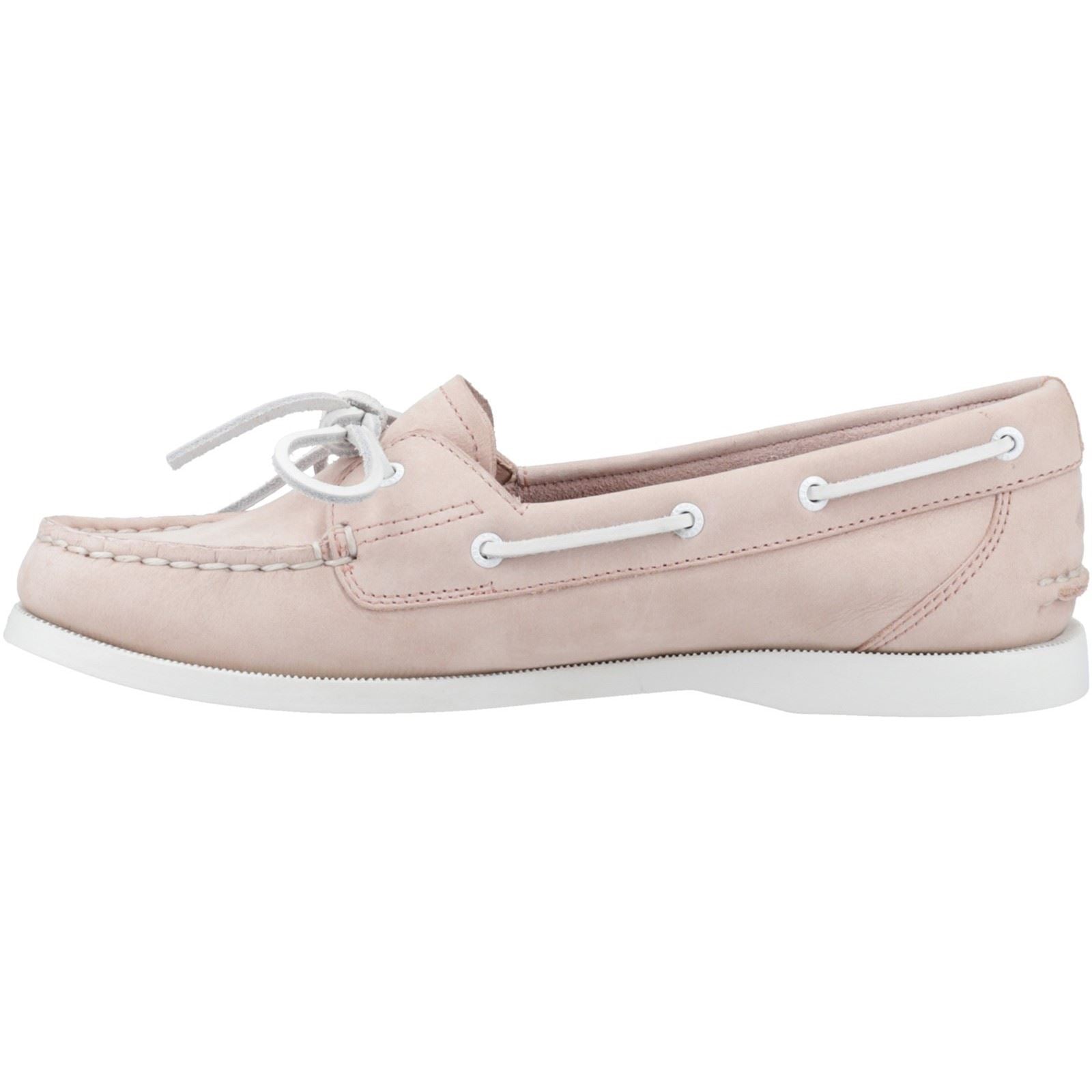 Sperry Authentic 1 Eye Chaussures Bateau Blush En Cuir Pour Femmes