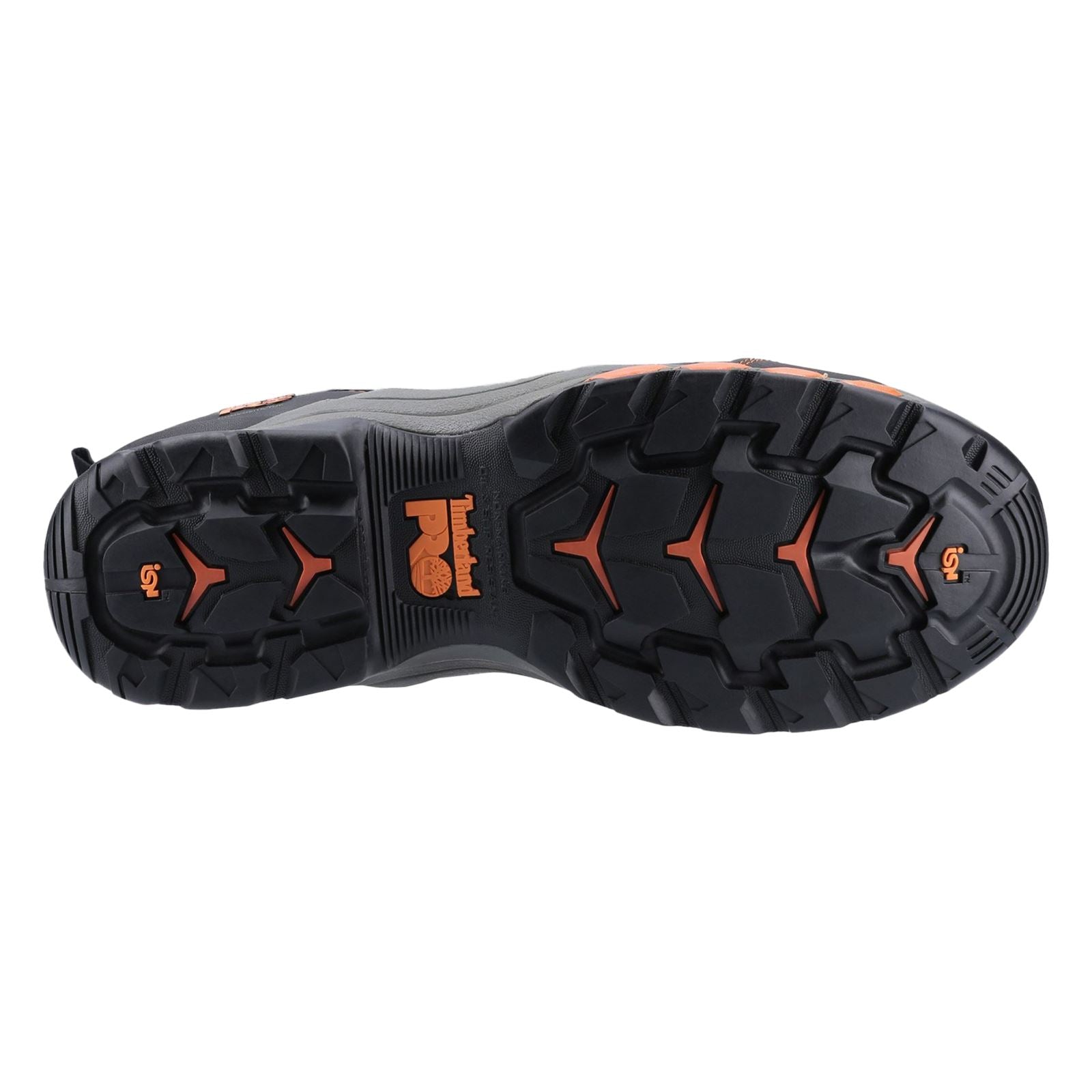 Timberland Pro Bottes De Sécurité En Cuir Hypercharge Noires/Oranges