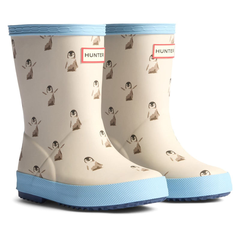 Hunter Kids First Bottes En Caoutchouc Unisexes Pour Enfants Modèle Pingouin