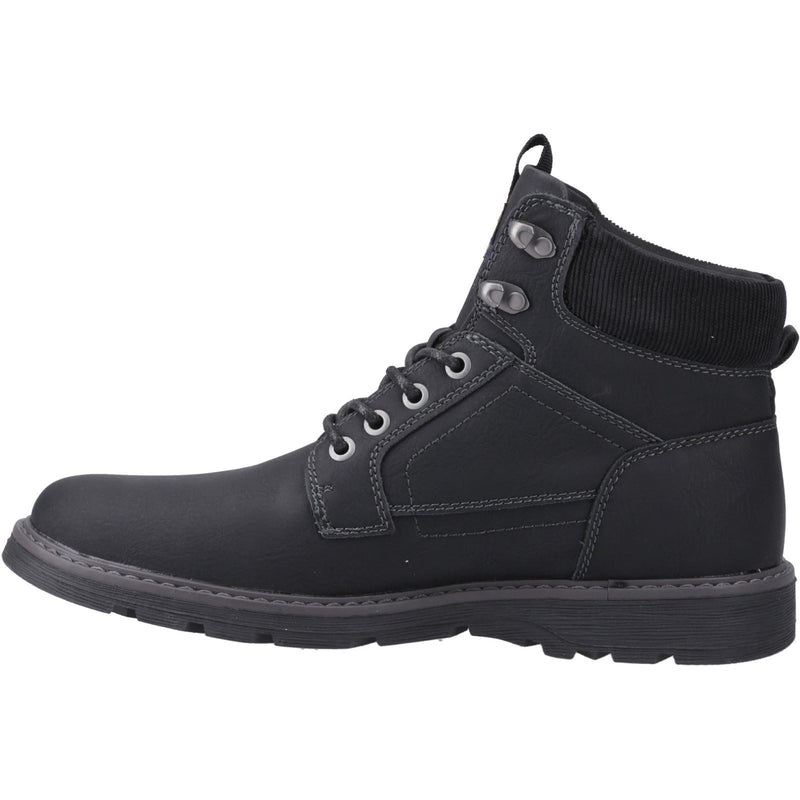 Jack & Jones Stratford Bottes Anthracite En Polyuréthane Pour Hommes