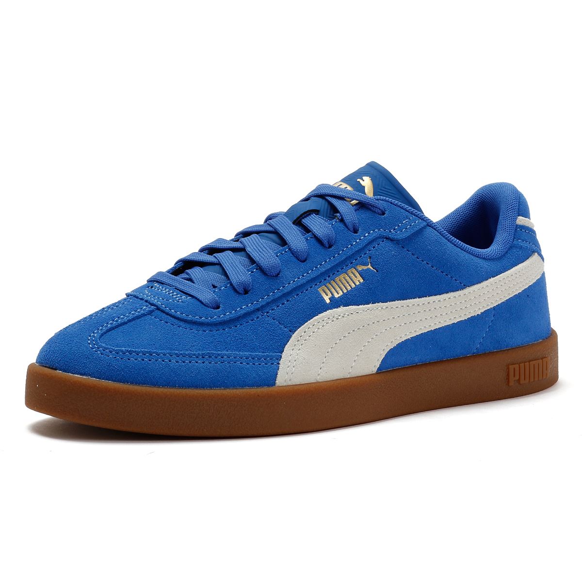 Puma Club II Era Baskets Bleues En Suède