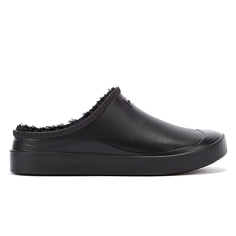 Hunter Sabots Noirs À Fleurs Doublés