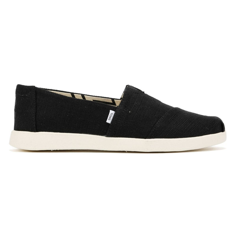 TOMS Alpargata Plus Heritage Espadrilles En Toile Pour Femmes Noires