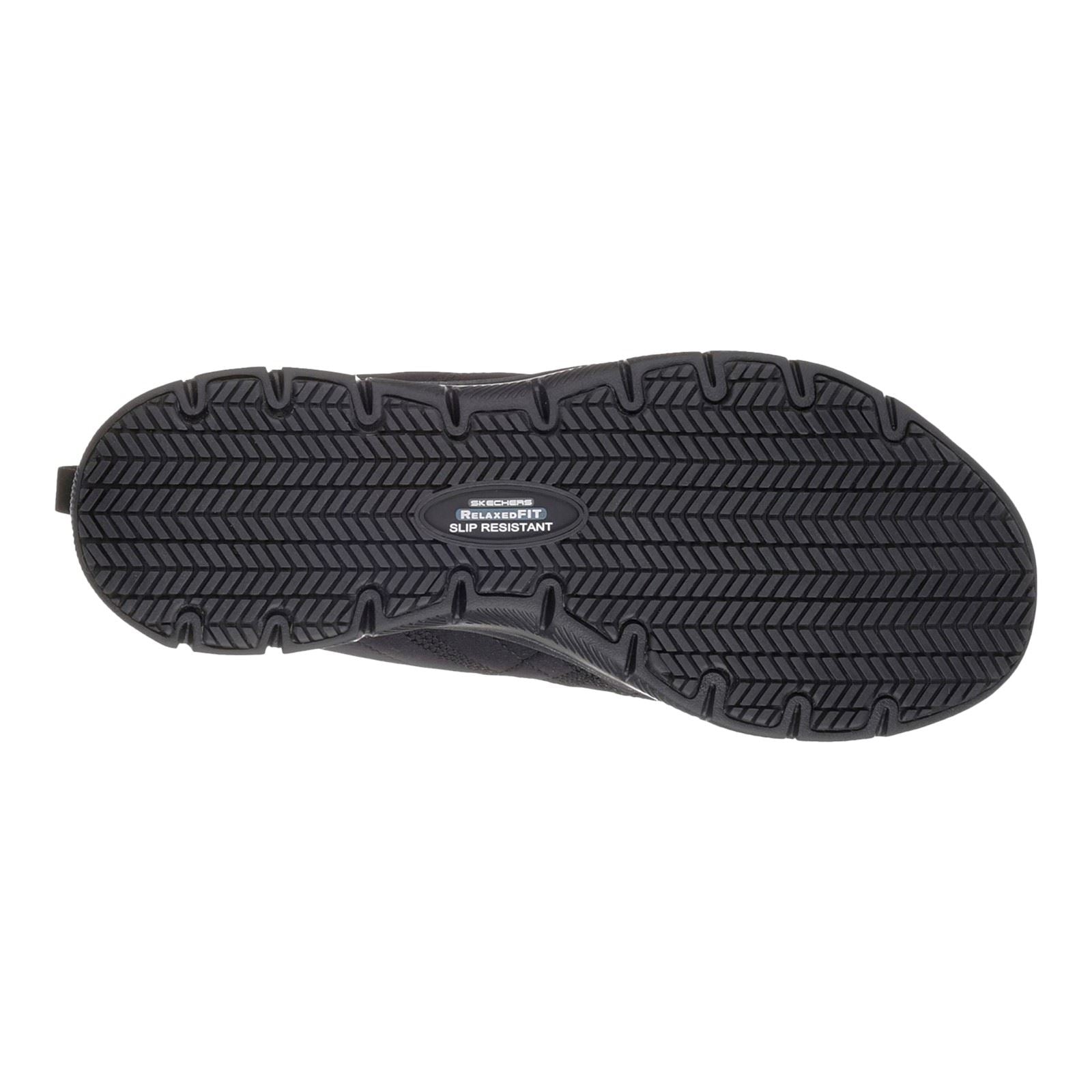 Skechers Workwear Ghenter Srelt Baskets De Sécurité Noires En Polyester Pour Femmes