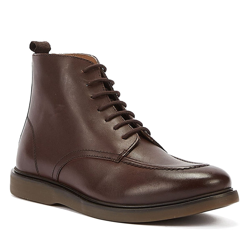 H By Hudson Carlo Leather Mens Brown Boot