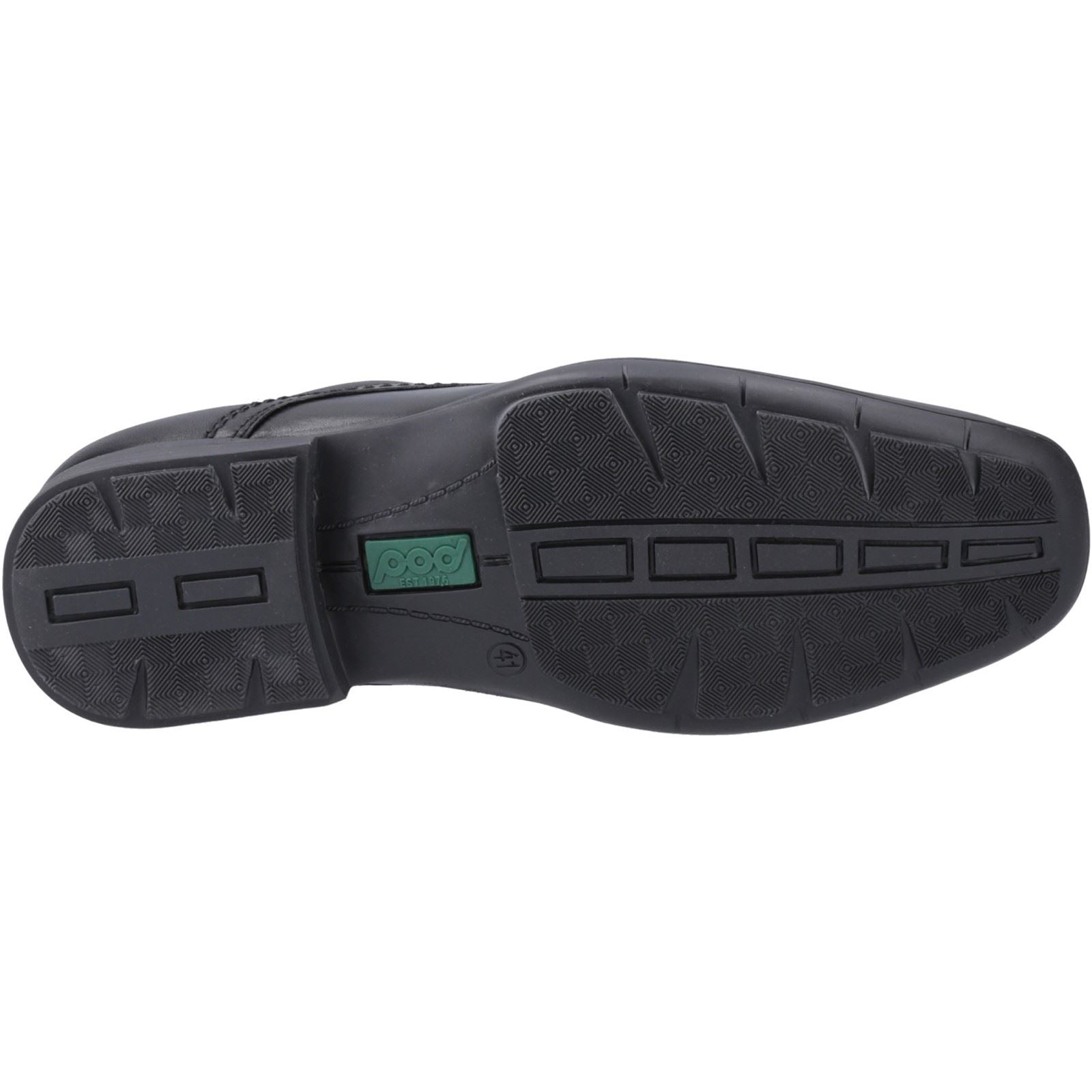 Pod Alec Chaussures En Cuir Noir À Lacets Pour Hommes