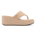 FitFlop Platfforms Wedge Sandales Beige Pour Femmes