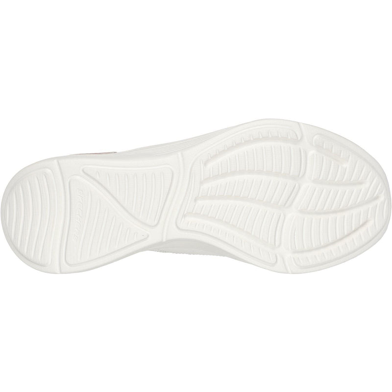 Skechers Relaxed Fit Sport Ballet Chic Chaussures De Sport Pour Femmes En Toile Blanc Cassé