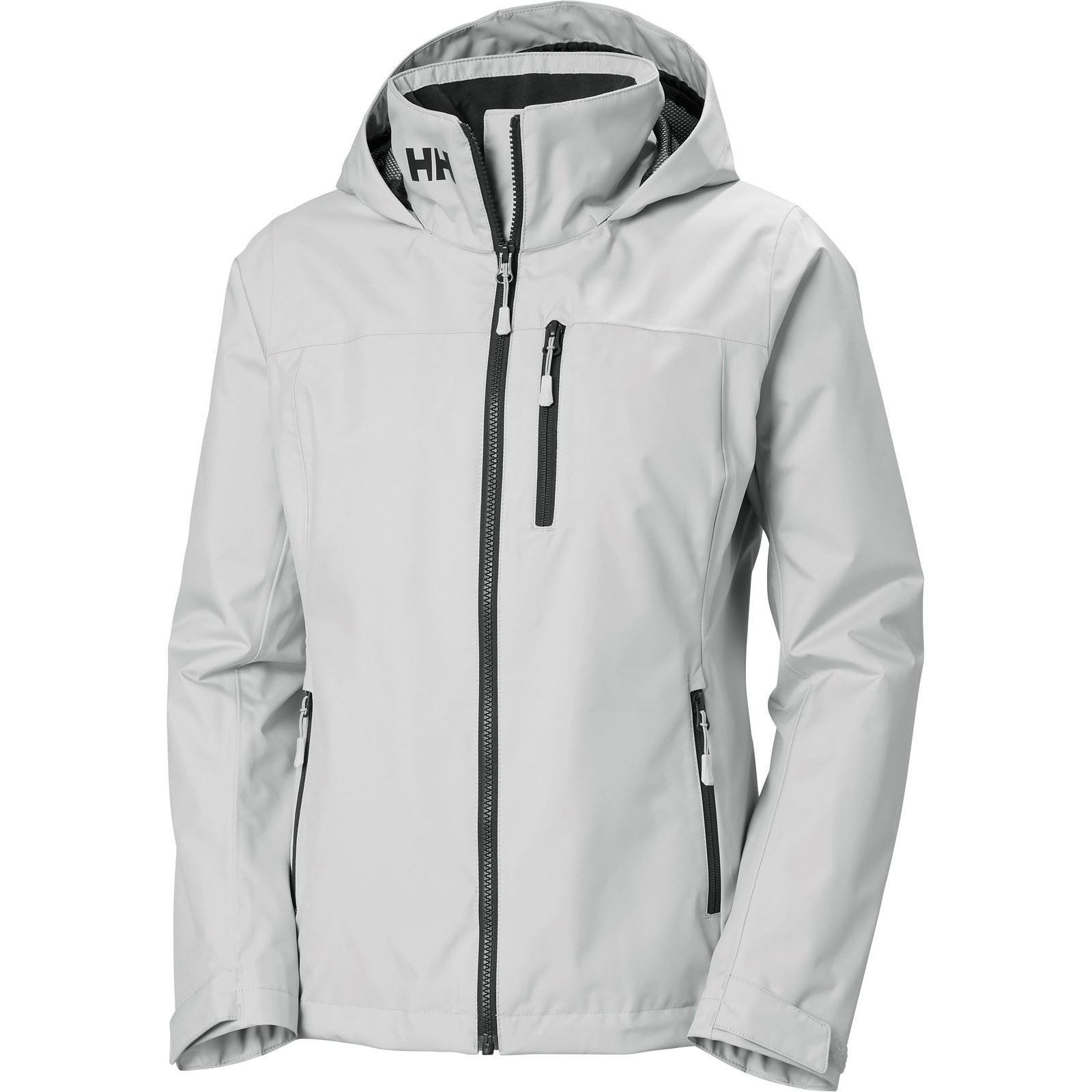 Helly Hansen Sport Crew Hooded Midlayer Sailing 2.0 Veste De Navigation Grise Pour Femmes