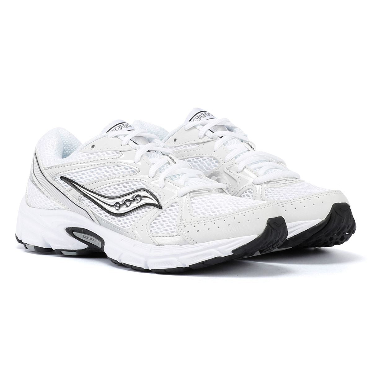 Saucony Ride Millenium Baskets Blanches/Argentées