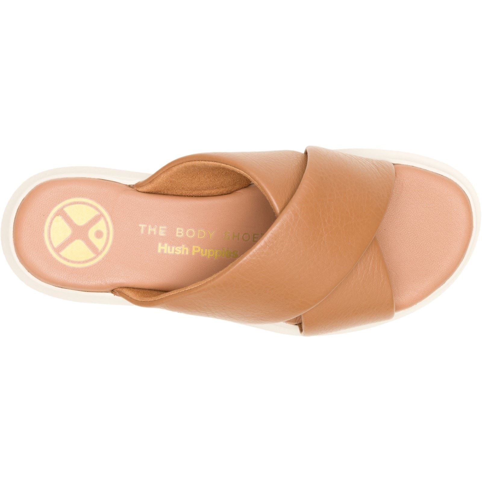 Hush Puppies Uplift Sandales En Cuir Pour Femme Couleur Tan