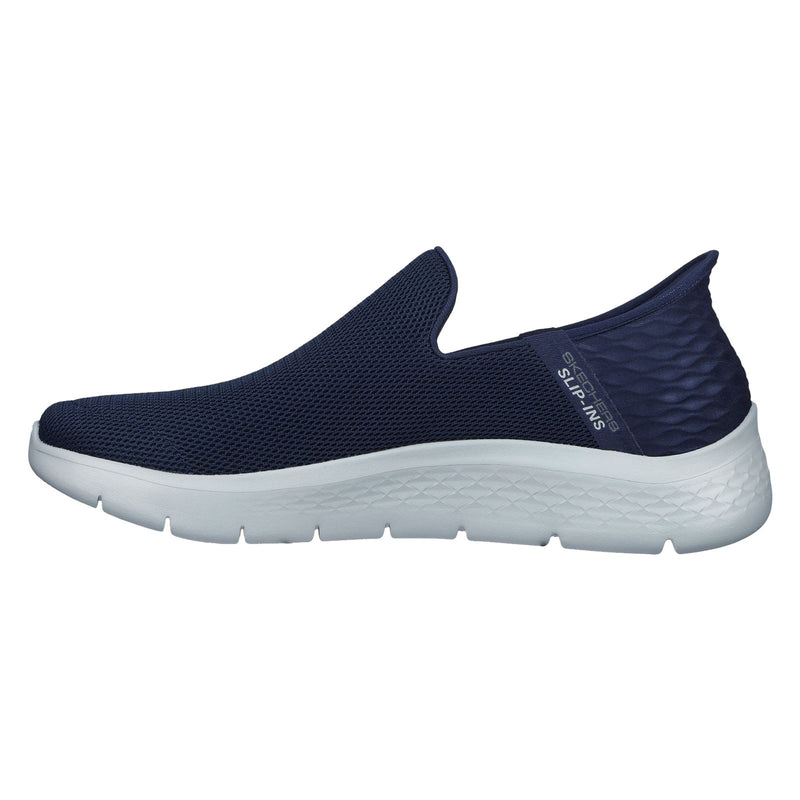 Skechers Go Walk Flex No Hands Baskets En Synthétique Pour Homme, Couleur Marine
