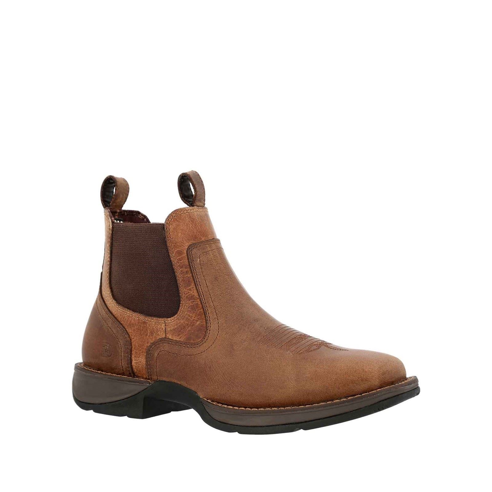 Durango Red Dirt Rebel Bottes De Cheville En Cuir Pour Hommes Old Town Brun/beige