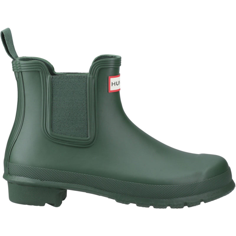 Hunter Original Chelsea Bottes De Pluie En Caoutchouc Pour Femmes De Couleur Verte