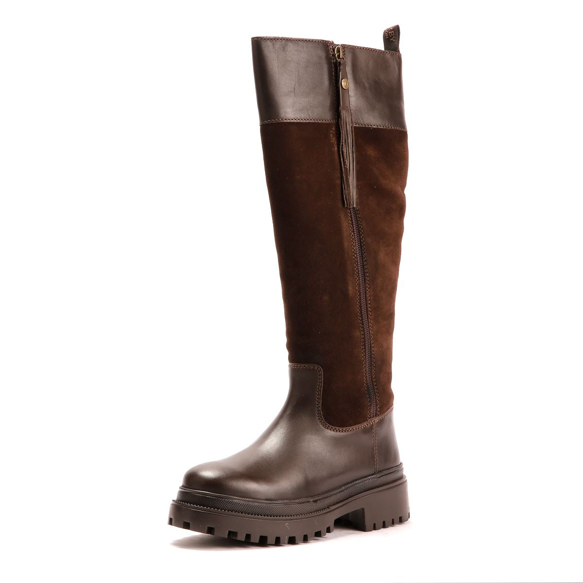 Osprey London The Bramble Tall Bottes En Cuir Pour Femmes Marron