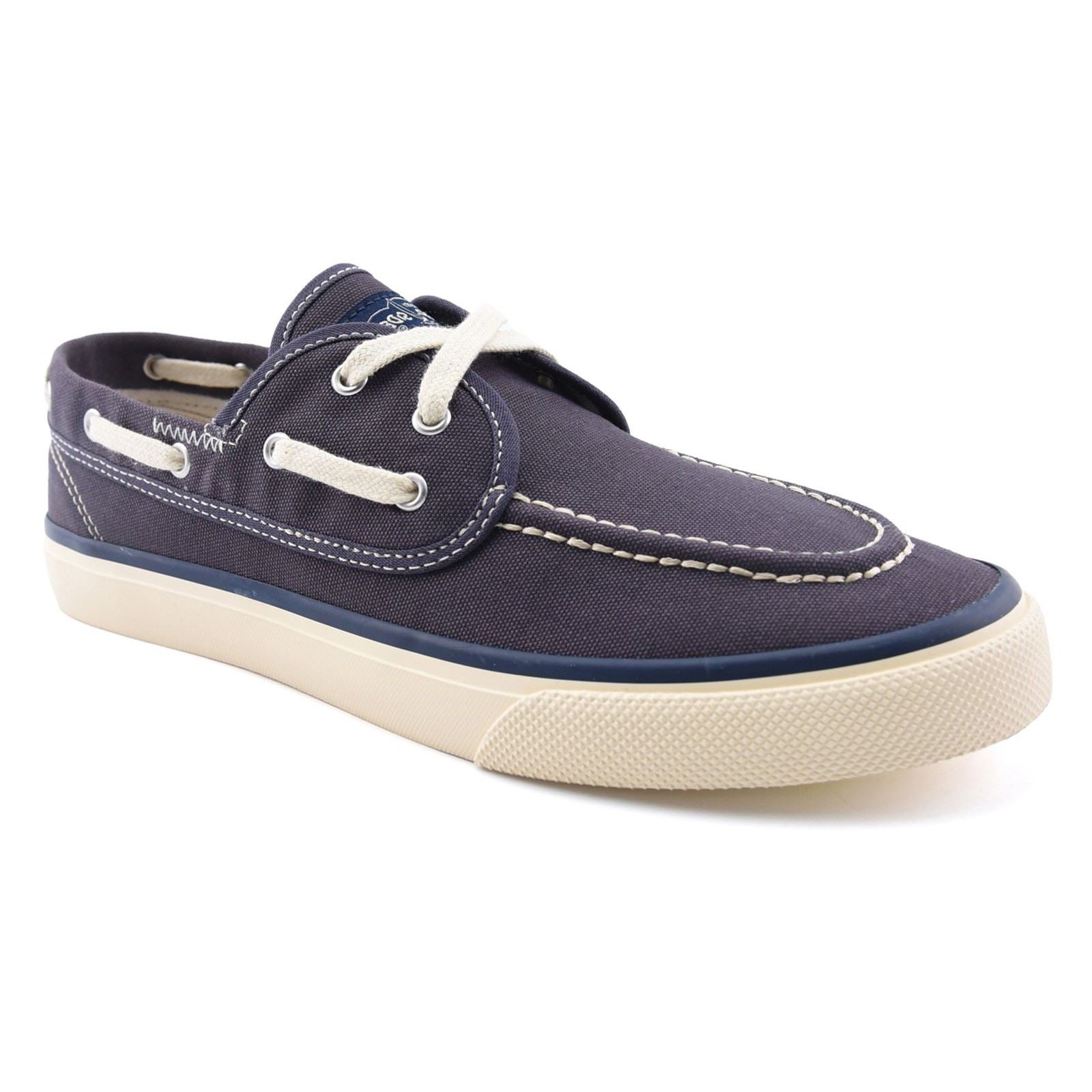 Sperry Classical Seamate Chaussures Bateau Pour Hommes En Coton Bleu Marine