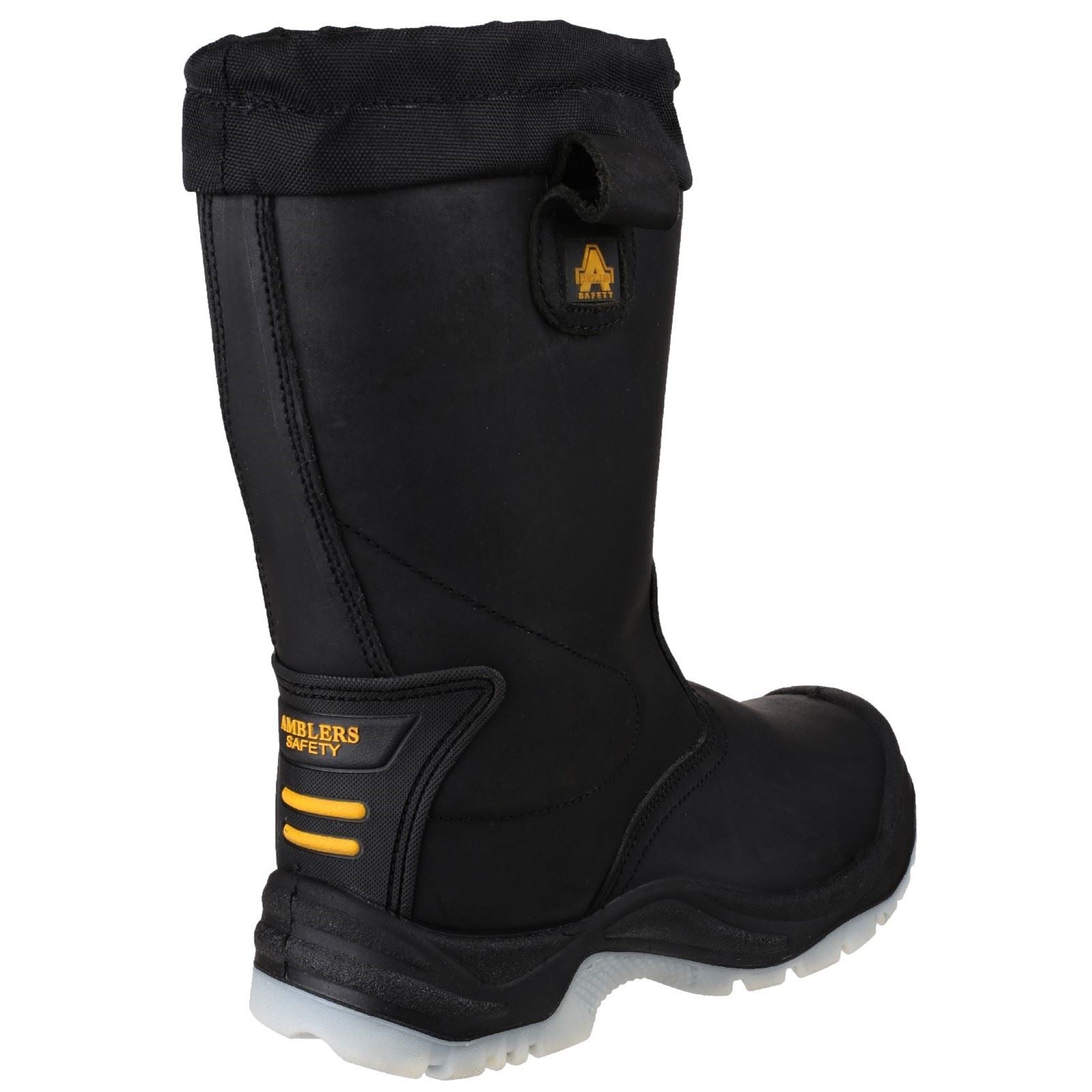 Amblers Safety Bottes De Sécurité Noires En Cuir Fs209