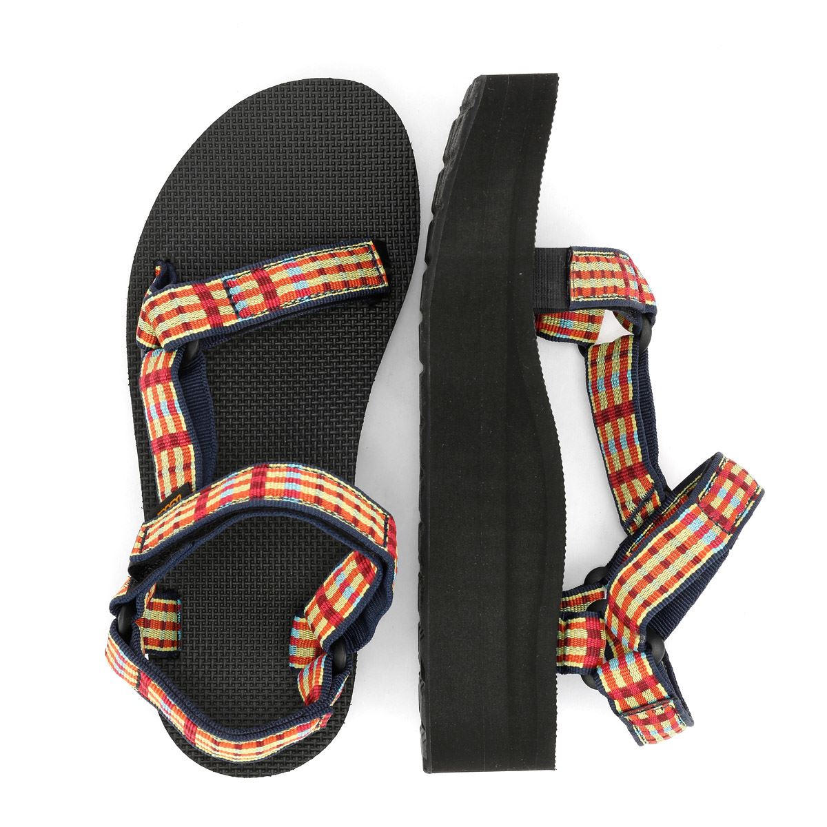 Teva Flatform Universal Sandales Jaunes Pour Femmes