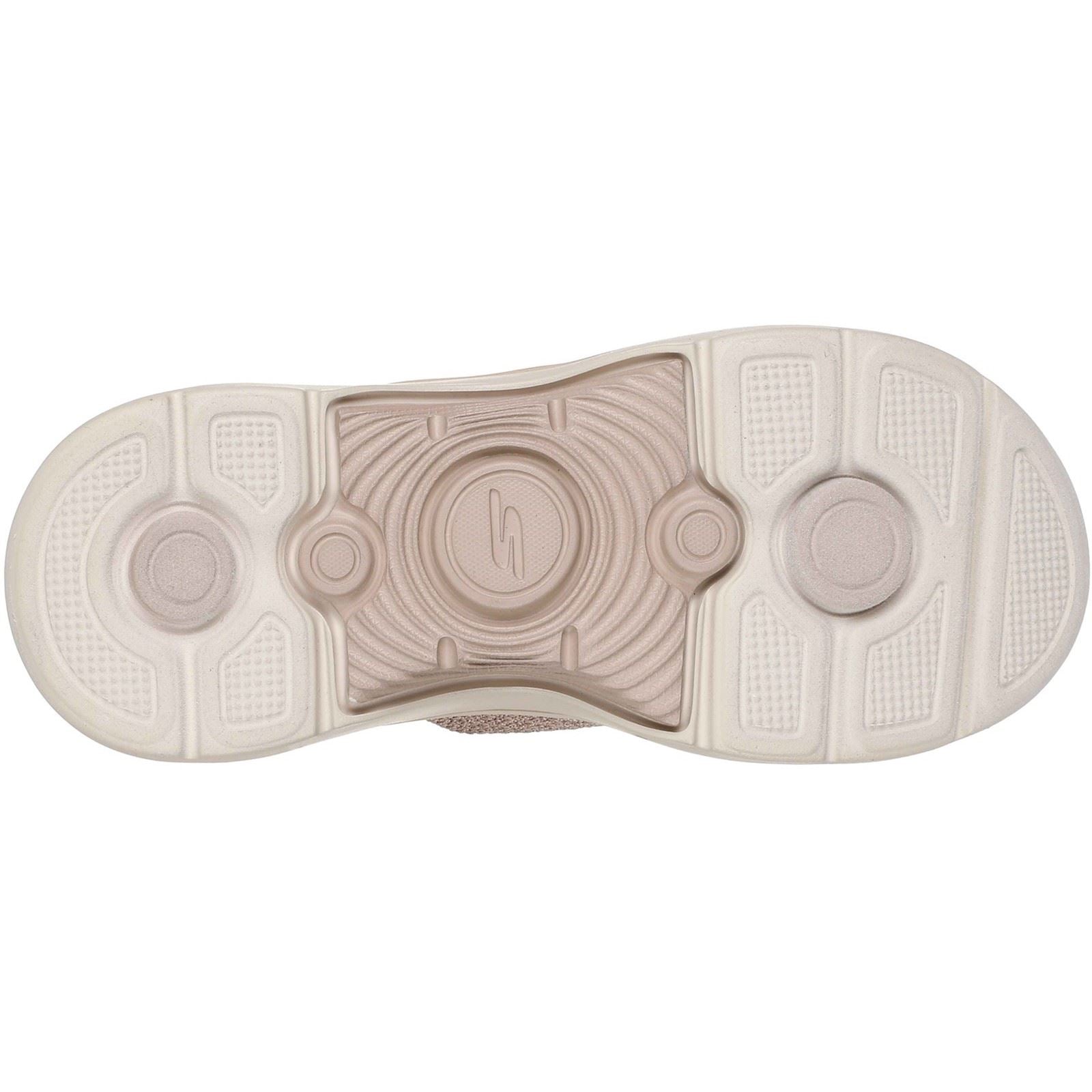 Skechers Go Walk Arch Fit 2.0 Sandales Taupe En Textile Pour Femmes