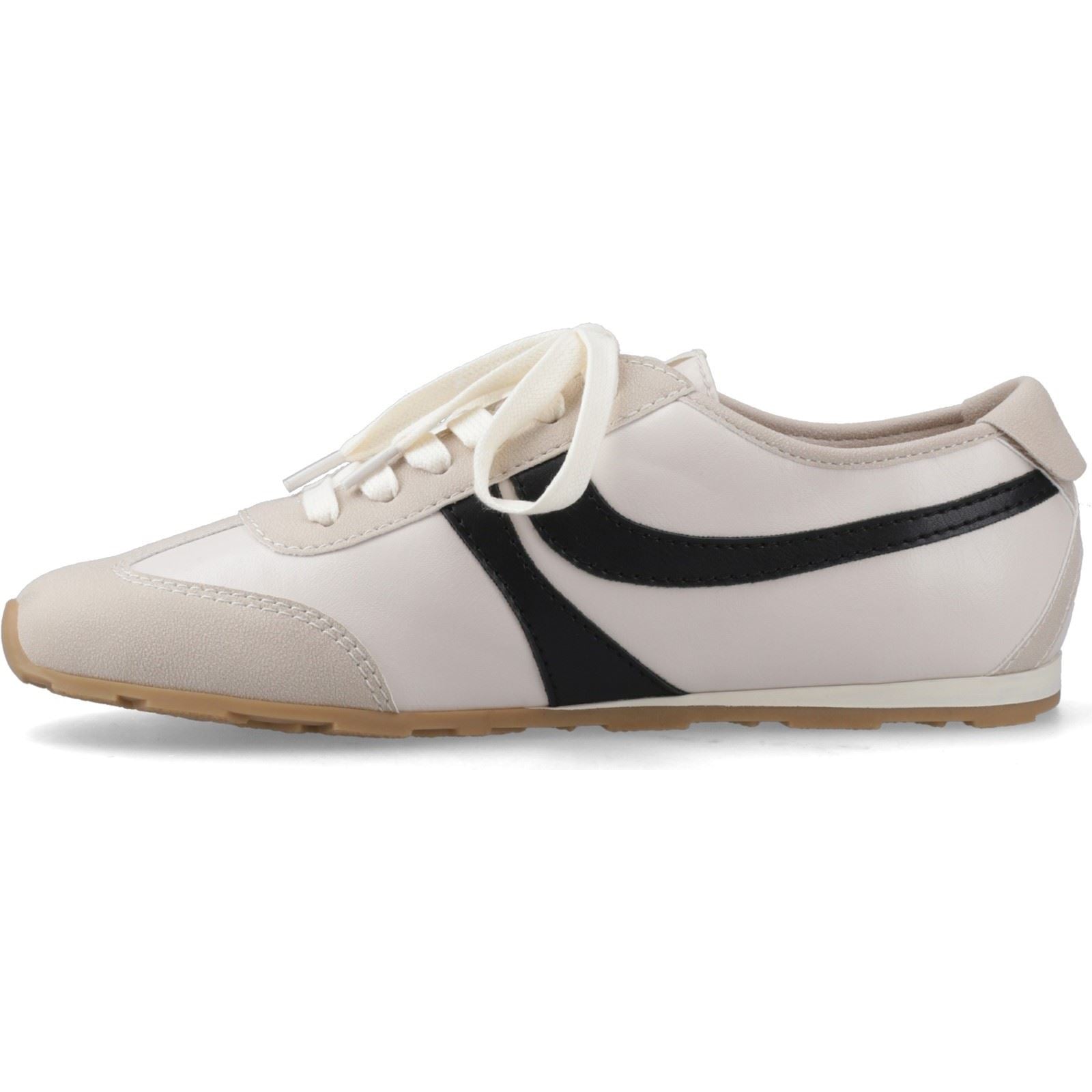 Rocket Dog Destin PU Combo Baskets Femme En Polyuréthane Blanc Cassé/Noir