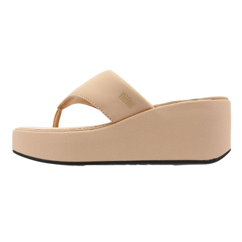 FitFlop Platfforms Wedge Sandales Beige Pour Femmes
