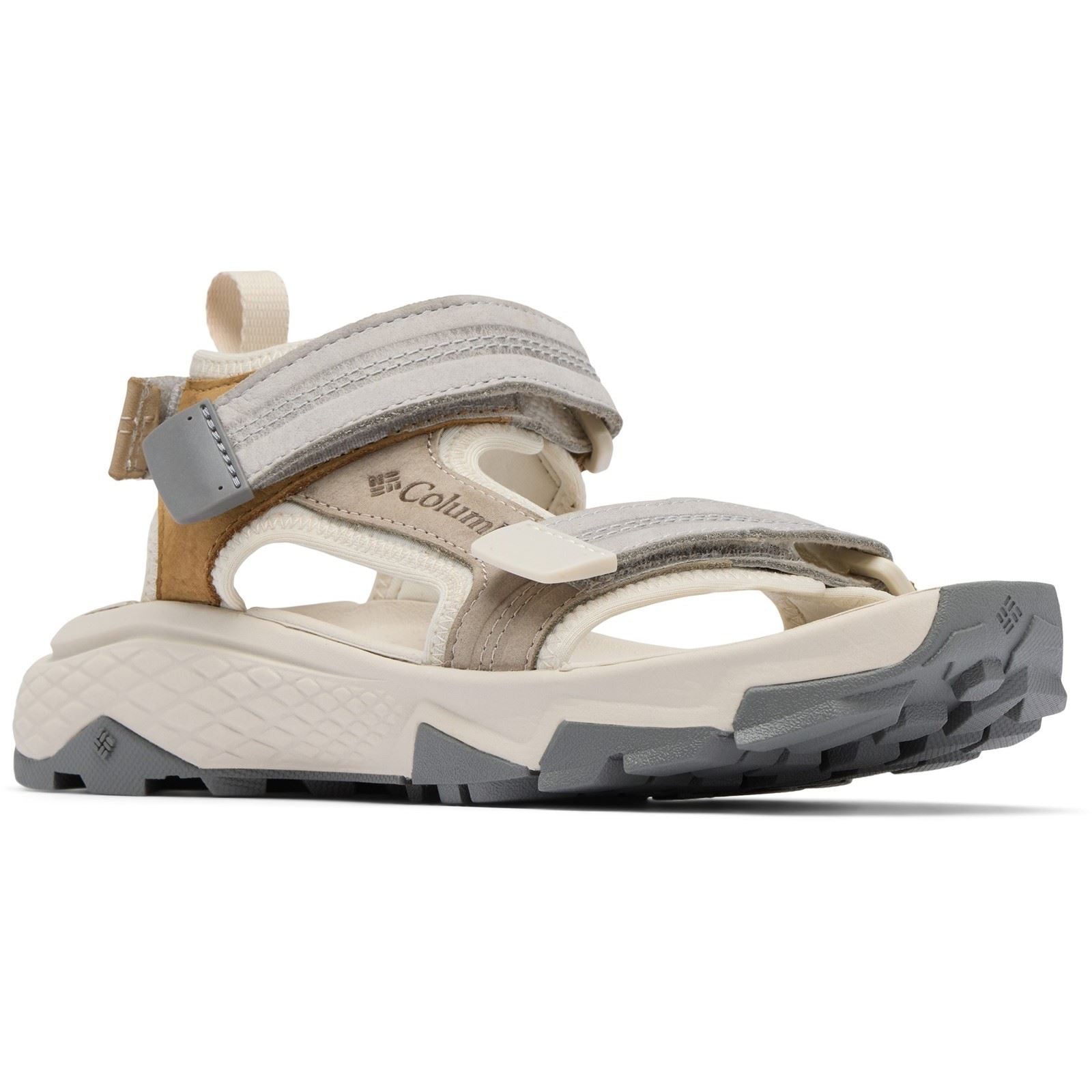 Columbia Peakfreak Rush Sandales En Cuir Pour Femmes En Pierre Sombre/Argile