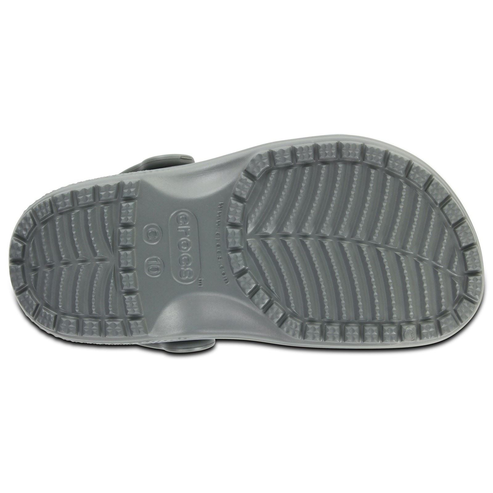 Crocs Toddler Classic Croslite Caoutchouc Gris Ardoise Mocassins