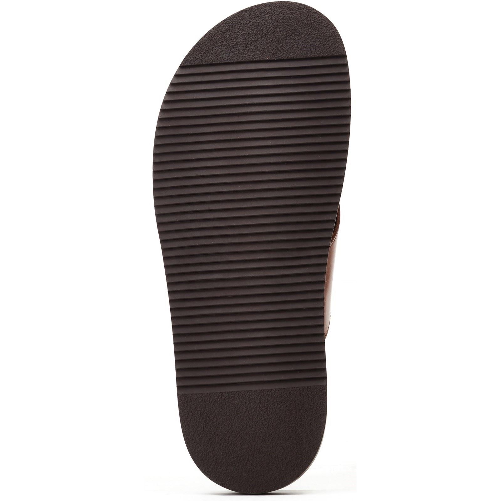 Base London Astro Sandales En Cuir Pour Hommes Couleur Tan Brûlé