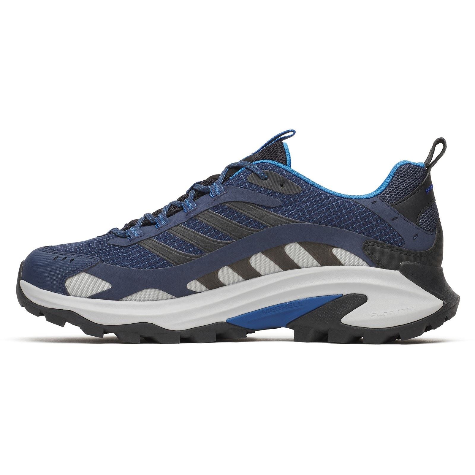 Merrell Moab Speed 2 GTX Chaussures De Randonnée Nocturne En Nylon Pour Hommes Couleur Marine