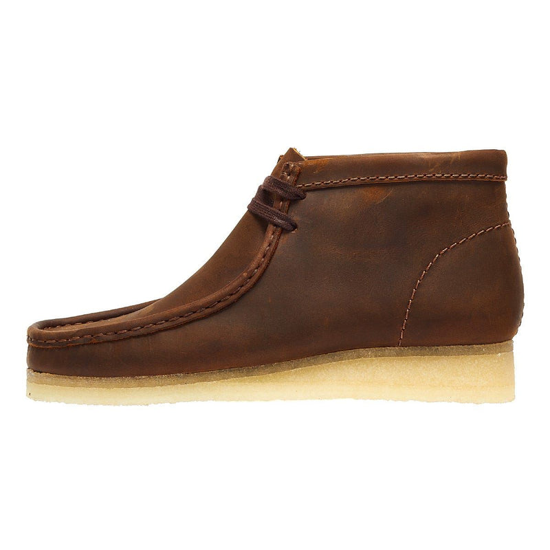 Clarks Originals Wallabee Beeswax Bottes marron pour hommes
