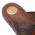 Base London Webb Sandales Homme En Cuir Marron Brûlé