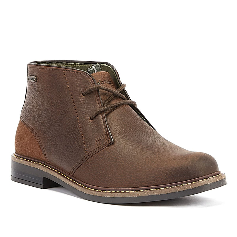 Barbour Bottes Pour Hommes Roux Couleur Moka