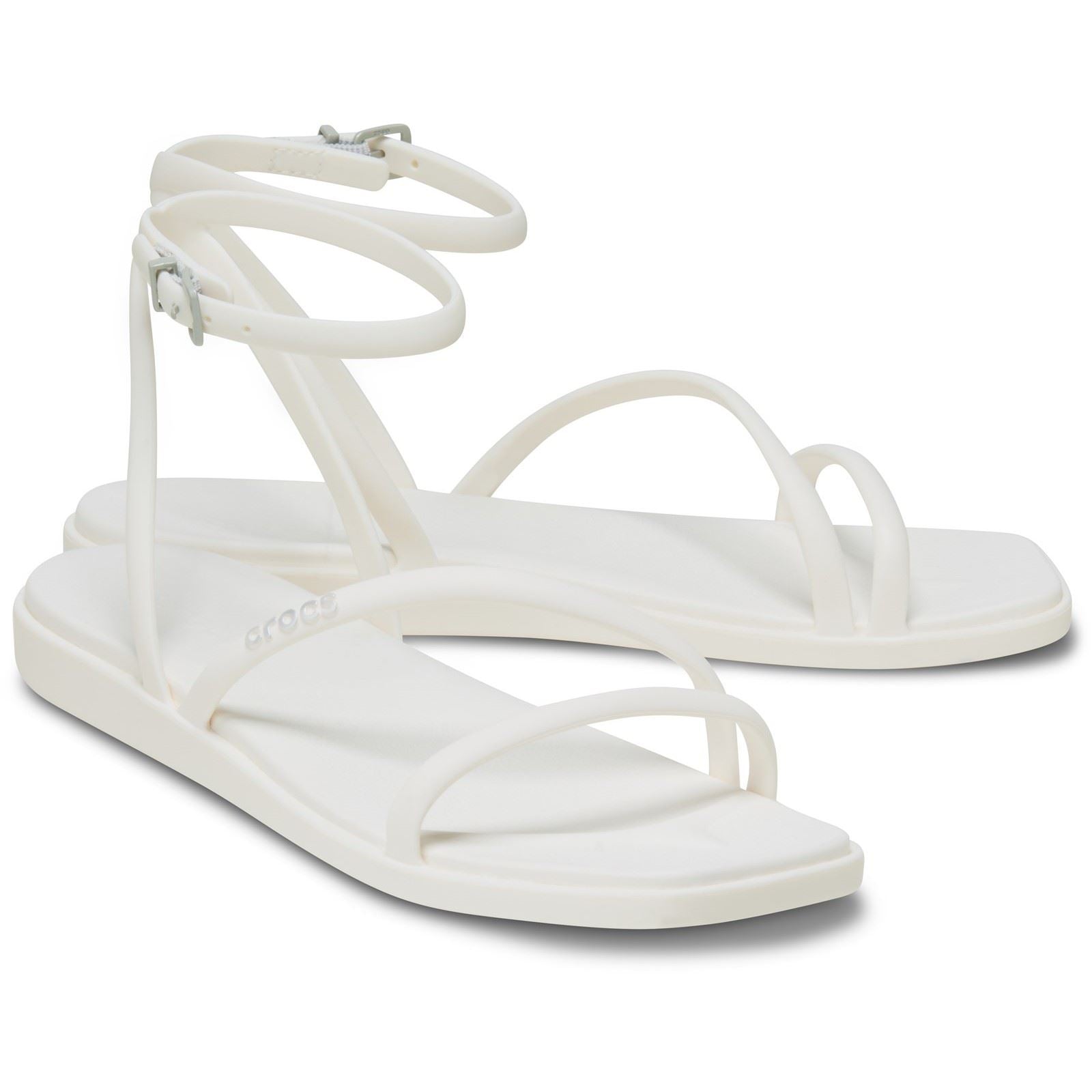 Crocs Miami Toe Loop Sandales En Craie Eva Pour Femmes