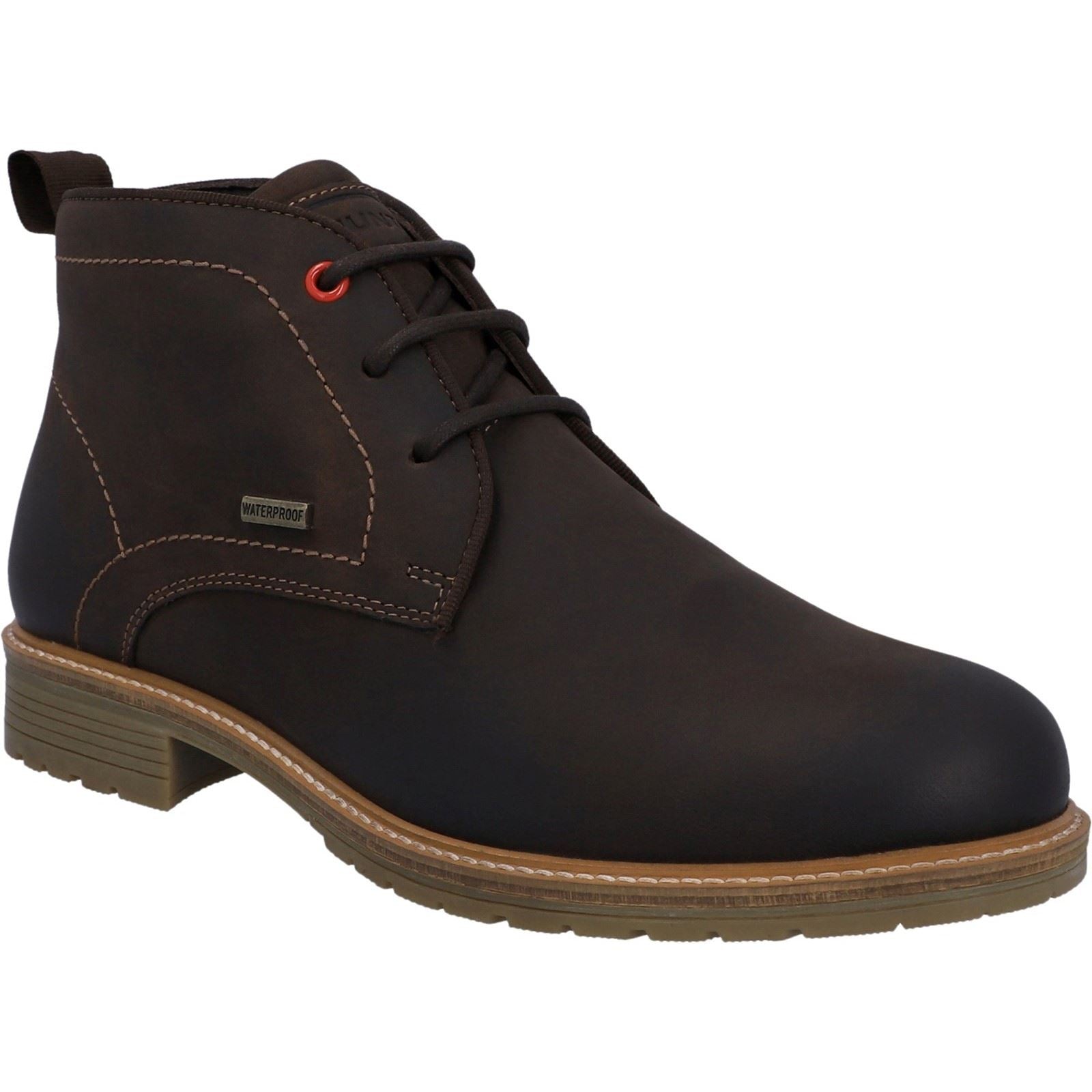 Hunter Jura Bottes En Cuir Marron Pour Hommes