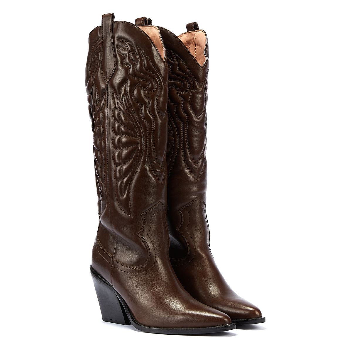Bronx Nouvelles Bottes Marron Foncé Pour Femmes