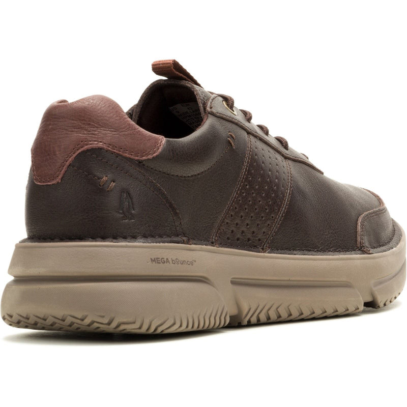 Hush Puppies Baylor Chaussures De Sport Marron Pour Homme En Cuir