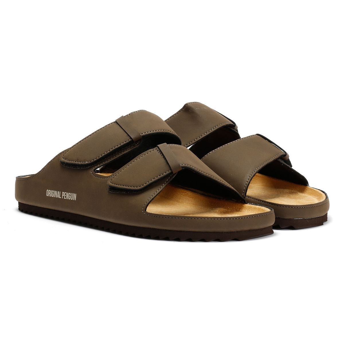 Penguin Panache Sandales Marron Pour Hommes