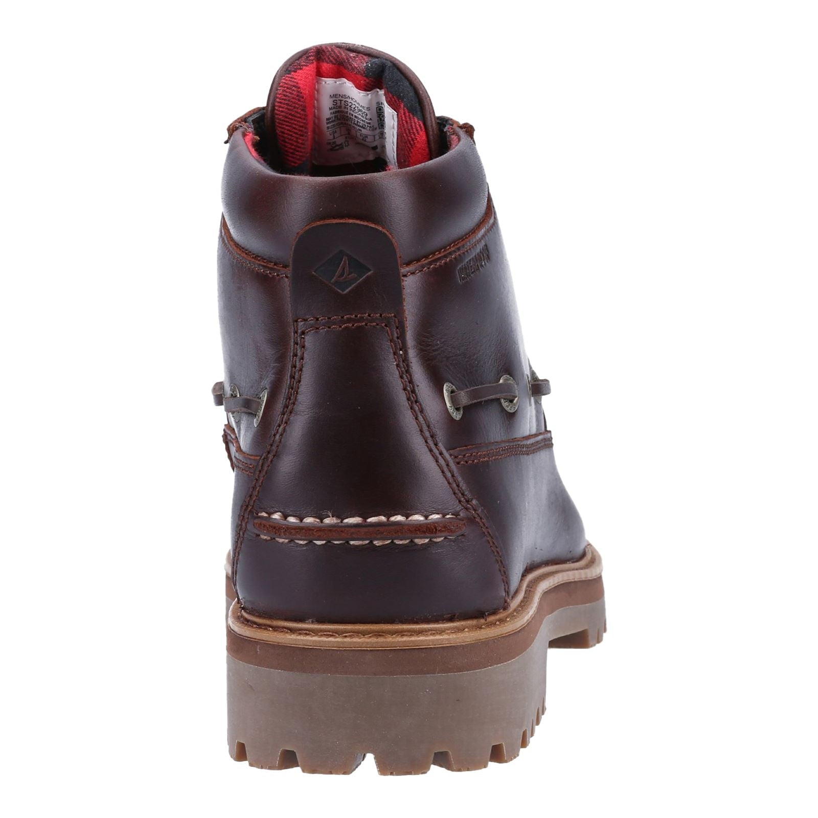 Sperry Authentic Original Lug Chukka Bottes Pour Homme En Cuir Amaretto