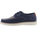 Hush Puppies Orion Chaussures À Lacets Pour Hommes En Suède Bleu Marine/Gris
