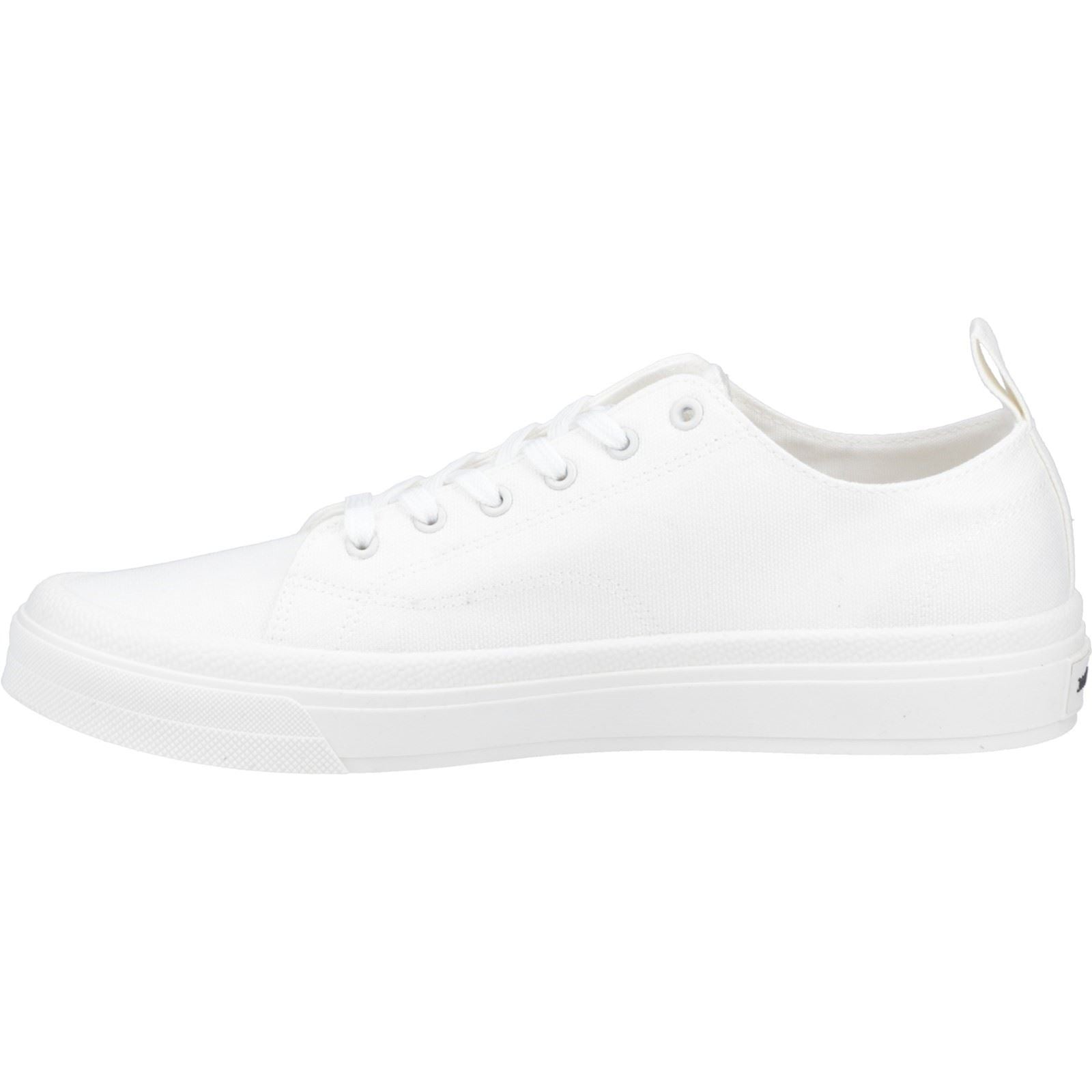 Jack & Jones Bayswater Canvas Baskets Blanches Éclatantes En Polyester Pour Hommes
