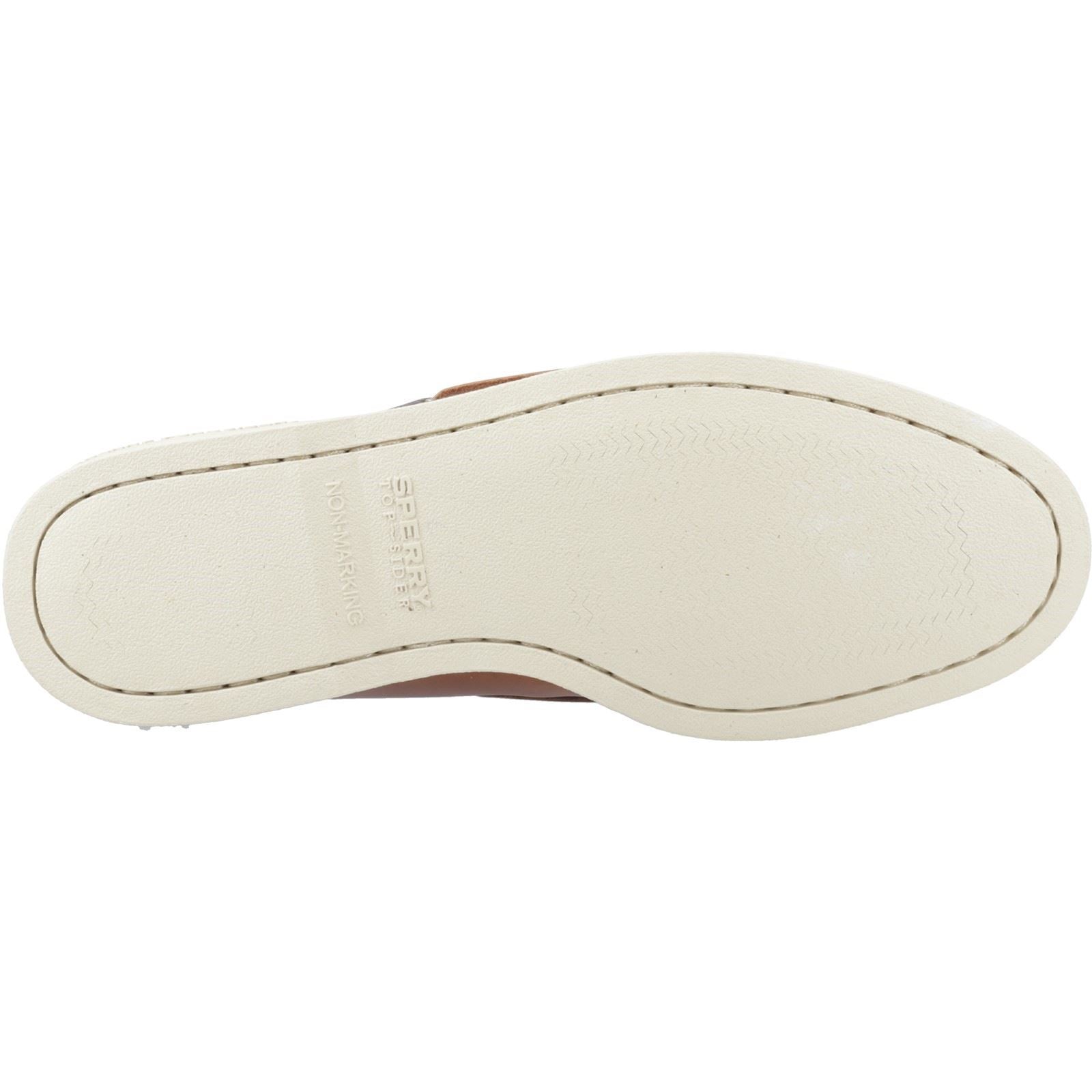 Sperry Authentic Gold Cup Chaussures Bateau En Cuir Pour Homme, Marron Clair/Marron